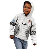 Fiji Rugby Kid Hoodie 2023 Go Champions World Cup Fijian Tapa Pattern LT14 - Polynesian Pride