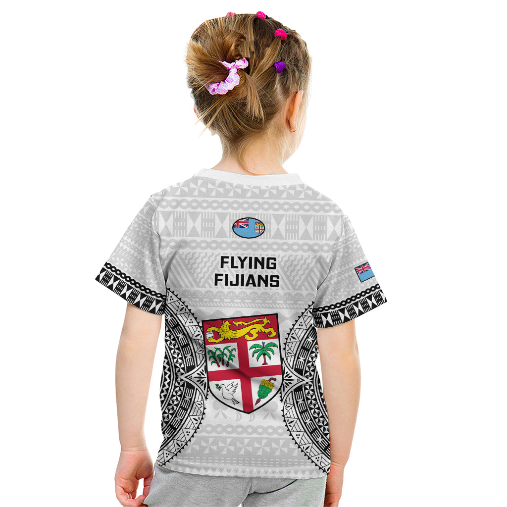 Fiji Rugby Kid T Shirt 2023 Go Champions World Cup Fijian Tapa Pattern LT14 - Polynesian Pride