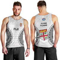 Fiji Rugby Men Tank Top 2023 Go Champions World Cup Fijian Tapa Pattern LT14 - Polynesian Pride