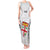 Fiji Rugby Tank Maxi Dress 2023 Go Champions World Cup Fijian Tapa Pattern LT14 Women White - Polynesian Pride