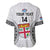 Custom Fiji Rugby Baseball Jersey 2023 Go Champions World Cup Fijian Tapa Pattern LT14 - Polynesian Pride