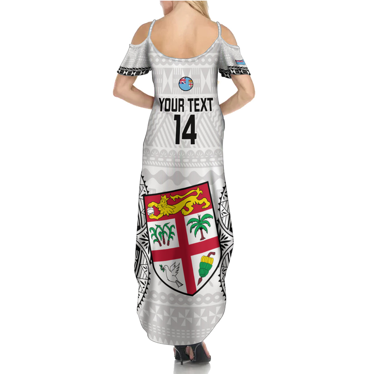 Custom Fiji Rugby Family Matching Summer Maxi Dress and Hawaiian Shirt 2023 Go Champions World Cup Fijian Tapa Pattern LT14 - Polynesian Pride