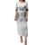 Custom Fiji Rugby Puletasi 2023 Go Champions World Cup Fijian Tapa Pattern LT14 Long Dress White - Polynesian Pride