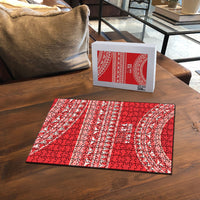 Mate Ma'a Tonga 2026 Rugby Puzzle Go Champions Tongan Ngatu Pattern LT14 - Polynesian Pride