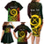 Personalised Vanuatu Family Day Family Matching Long Sleeve Bodycon Dress and Hawaiian Shirt Happy 26 December Vanuatuan Pig Tusk LT14 - Polynesian Pride