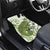 Green And White Hawaii Chameleon Car Mats Plumeria Polynesian Tribal Art