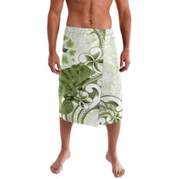 Green And White Hawaii Chameleon Lavalava Plumeria Polynesian Tribal Art LT14 Lime Green - Polynesian Pride