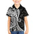 Black Polynesia Paisley Family Matching Long Sleeve Bodycon Dress and Hawaiian Shirt Polynesian With Tropical Flowers LT14 Son's Shirt Black - Polynesian Pride