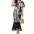 Black Polynesia Paisley Family Matching Mermaid Dress and Hawaiian Shirt Polynesian With Tropical Flowers LT14 Mom's Dress Black - Polynesian Pride