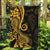 Gold Polynesia Paisley Garden Flag Polynesian With Tropical Flowers LT14 Garden Flag Gold - Polynesian Pride