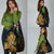 Gold Polynesia Paisley Grocery Bag Polynesian With Tropical Flowers