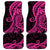 Pink Polynesia Paisley Car Mats Polynesian With Tropical Flowers LT14 Pink - Polynesian Pride