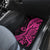 Pink Polynesia Paisley Car Mats Polynesian With Tropical Flowers LT14 - Polynesian Pride