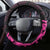 Pink Polynesia Paisley Steering Wheel Cover Polynesian With Tropical Flowers LT14 - Polynesian Pride