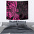 Pink Polynesia Paisley Tapestry Polynesian With Tropical Flowers LT14 - Polynesian Pride