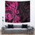 Pink Polynesia Paisley Tapestry Polynesian With Tropical Flowers LT14 - Polynesian Pride