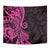 Pink Polynesia Paisley Tapestry Polynesian With Tropical Flowers LT14 - Polynesian Pride