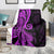 Polynesia Paisley Blanket Polynesian With Tropical Flowers - Purple LT14 - Polynesian Pride