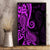 Polynesia Paisley Canvas Wall Art Polynesian With Tropical Flowers - Purple LT14 - Polynesian Pride