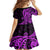 Polynesia Paisley Family Matching Tank Maxi Dress and Hawaiian Shirt Polynesian With Tropical Flowers - Purple LT14 - Polynesian Pride