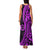 Polynesia Paisley Family Matching Tank Maxi Dress and Hawaiian Shirt Polynesian With Tropical Flowers - Purple LT14 - Polynesian Pride