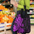 Polynesia Paisley Grocery Bag Polynesian With Tropical Flowers - Purple