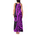 Polynesia Paisley Tank Maxi Dress Polynesian With Tropical Flowers - Purple LT14 - Polynesian Pride