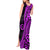 Polynesia Paisley Tank Maxi Dress Polynesian With Tropical Flowers - Purple LT14 - Polynesian Pride