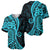 Polynesia Paisley Baseball Jersey Polynesian With Tropical Flowers - Turquoise LT14 - Polynesian Pride