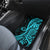 Polynesia Paisley Car Mats Polynesian With Tropical Flowers - Turquoise LT14 - Polynesian Pride