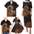 Talofa Samoa Family Matching Puletasi Dress and Hawaiian Shirt Samoan Kava Bowl Siapo Pattern - Brown LT14 - Polynesian Pride