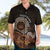 Talofa Samoa Hawaiian Shirt Samoan Kava Bowl Siapo Pattern - Brown LT14 - Polynesian Pride