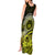 Lime Green Talofa Samoa Tank Maxi Dress Samoan Kava Bowl Siapo Pattern LT14 - Polynesian Pride