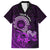 Purple Talofa Samoa Family Matching Long Sleeve Bodycon Dress and Hawaiian Shirt Samoan Kava Bowl Siapo Pattern LT14 Dad's Shirt - Short Sleeve Purple - Polynesian Pride