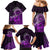 Purple Talofa Samoa Family Matching Mermaid Dress and Hawaiian Shirt Samoan Kava Bowl Siapo Pattern LT14 - Polynesian Pride