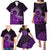 Purple Talofa Samoa Family Matching Puletasi Dress and Hawaiian Shirt Samoan Kava Bowl Siapo Pattern LT14 - Polynesian Pride