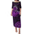 Purple Talofa Samoa Family Matching Puletasi Dress and Hawaiian Shirt Samoan Kava Bowl Siapo Pattern LT14 Mom's Dress Purple - Polynesian Pride