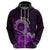 Purple Talofa Samoa Hoodie Samoan Kava Bowl Siapo Pattern LT14 - Polynesian Pride