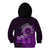 Purple Talofa Samoa Kid Hoodie Samoan Kava Bowl Siapo Pattern LT14 - Polynesian Pride