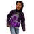 Purple Talofa Samoa Kid Hoodie Samoan Kava Bowl Siapo Pattern LT14 - Polynesian Pride