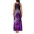 Purple Talofa Samoa Tank Maxi Dress Samoan Kava Bowl Siapo Pattern LT14 - Polynesian Pride