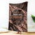 Malo e lelei Tonga Blanket Tongan Ngatu Pattern Vintage Vibes LT14 Brown - Polynesian Pride