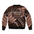 Malo e lelei Tonga Bomber Jacket Tongan Ngatu Pattern Vintage Vibes LT14 - Polynesian Pride