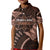 Malo e lelei Tonga Kid Polo Shirt Tongan Ngatu Pattern Vintage Vibes LT14 Kid Brown - Polynesian Pride