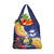 Nauru Independence Day Grocery Bag Coat Of Arms With Tropical Flowers