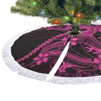 Pink Black Aloha Hawaii Tree Skirt Polynesian Shark Tattoo With Plumeria LT14 - Polynesian Pride