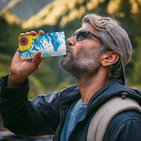 New Zealand Autism Awareness Month 4 in 1 Can Cooler Tumbler Takiwatanga Maori Lizard With Sunflower