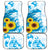 New Zealand Autism Awareness Month Car Mats Takiwatanga Maori Lizard With Sunflower