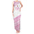 Fiji Rugby 2025 Custom Tank Maxi Dress Fijian Tapa Toso Viti Toso - Pink