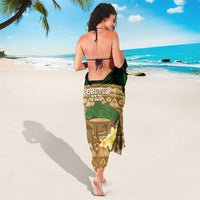 Bula Fiji Kava Bowl Sarong Fijian Tapa Cloth Vintage Vibe